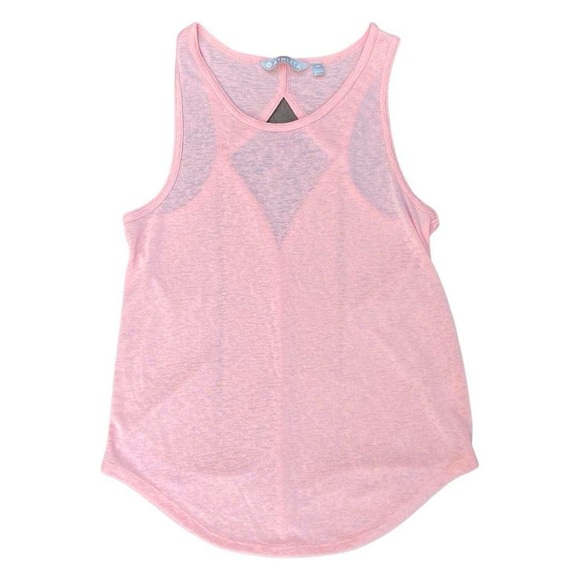 Athleta Coral Pink Racerback Open Keyhole Workout Tank Top Athletic Wear XS - Picture 5 of 5
